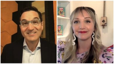 2 shot of Guy Raz and Mindy Thomas