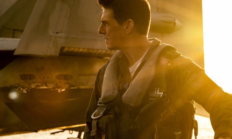 Tom Cruise plays Capt. Pete "Maverick" Mitchell in Top Gun: Maverick