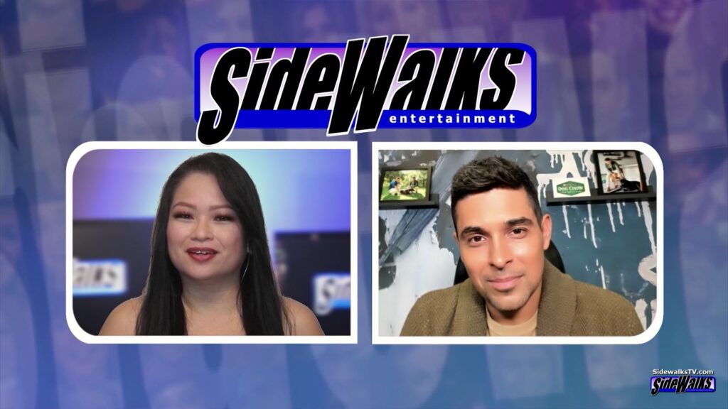 Host Lori Rosales and Wilmer Valderrama