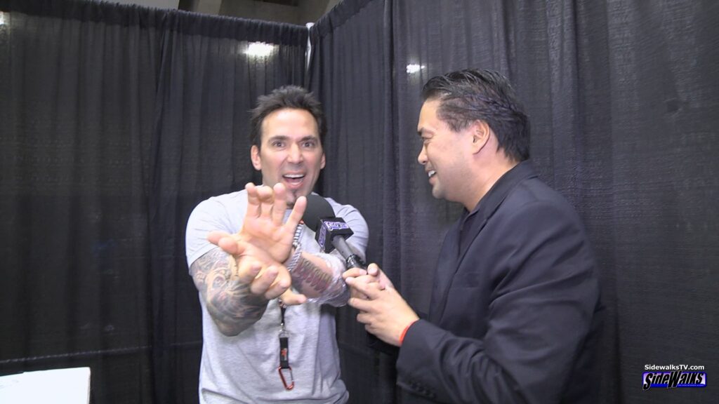 Jason David Frank and host Richard R. Lee