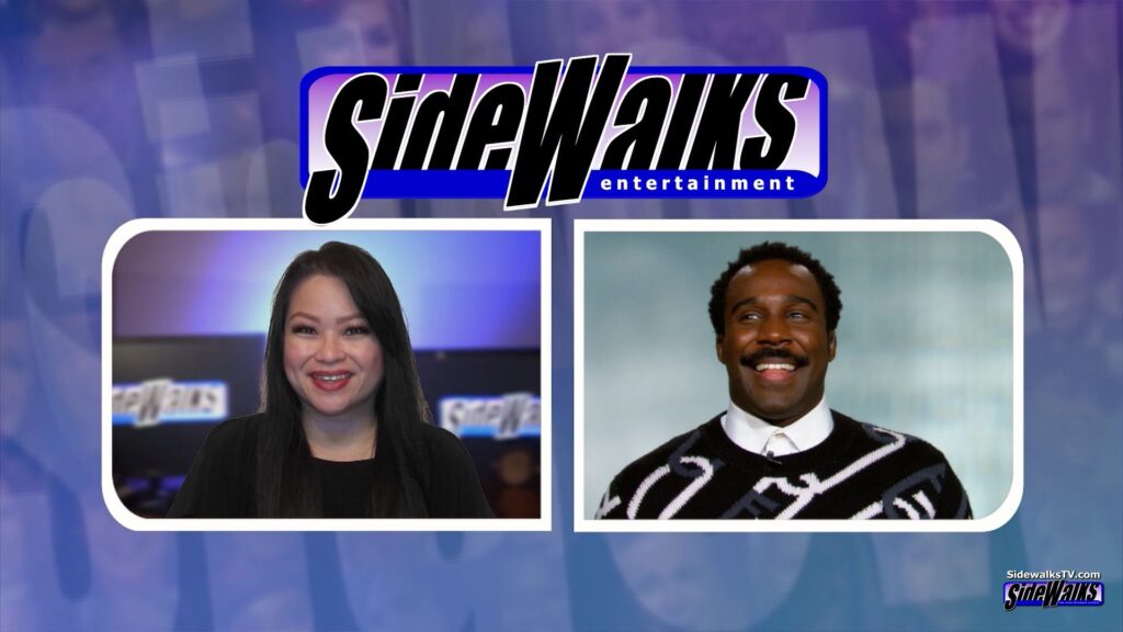 Host Lori Rosales and Tramell Tillman in a 2-shot