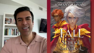 Soman Chainani and book Fall of the School For Good and Evil