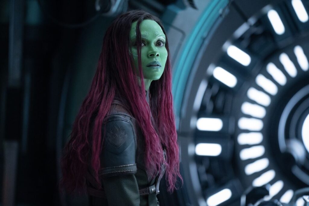 Zoe Saldana as Gamora