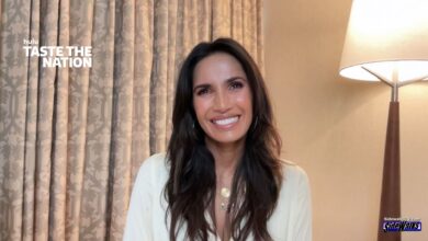 Padma Lakshmi smiles