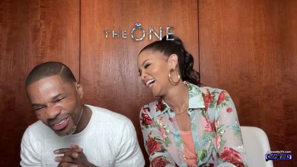 Kirk and Tammy Franklin laughing