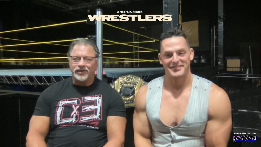 Al Snow and Mr PEC-Tacular Jessie Godderz