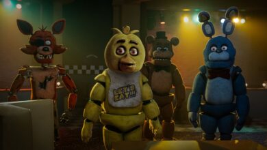 Foxy, Chica, Freddy Fazbear and Bonnie