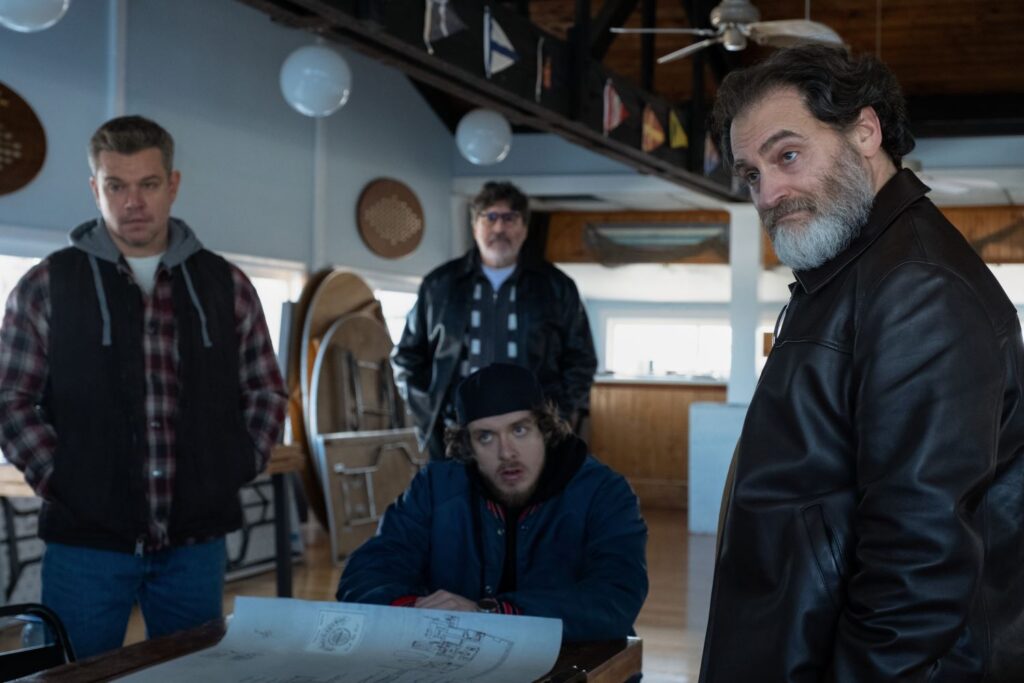 Matt Damon, Jack Harlow, Alfred Molina and Michael Stuhlbarg