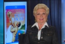 Mitzi Gaynor during our 2009 interview (Image has been enhanced)