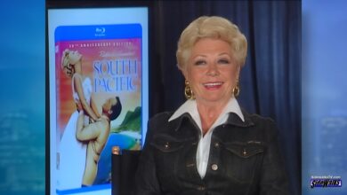 Mitzi Gaynor during our 2009 interview (Image has been enhanced)