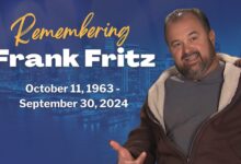 Graphic with Frank Fritz and his dates of life.