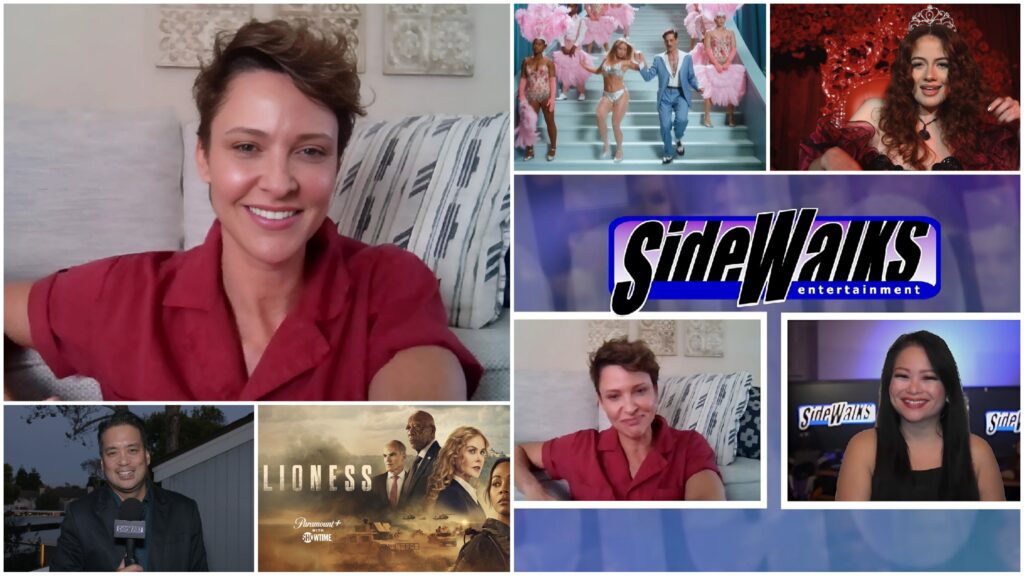 Collage of scenes and performers appearing in the episode