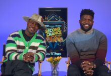 Taye Diggs and Emmanuel Acho smiling