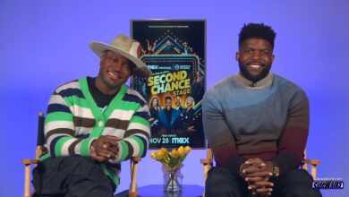 Taye Diggs and Emmanuel Acho smiling