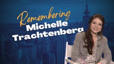 Graphic announcing the passing of Michelle Trachtenberg